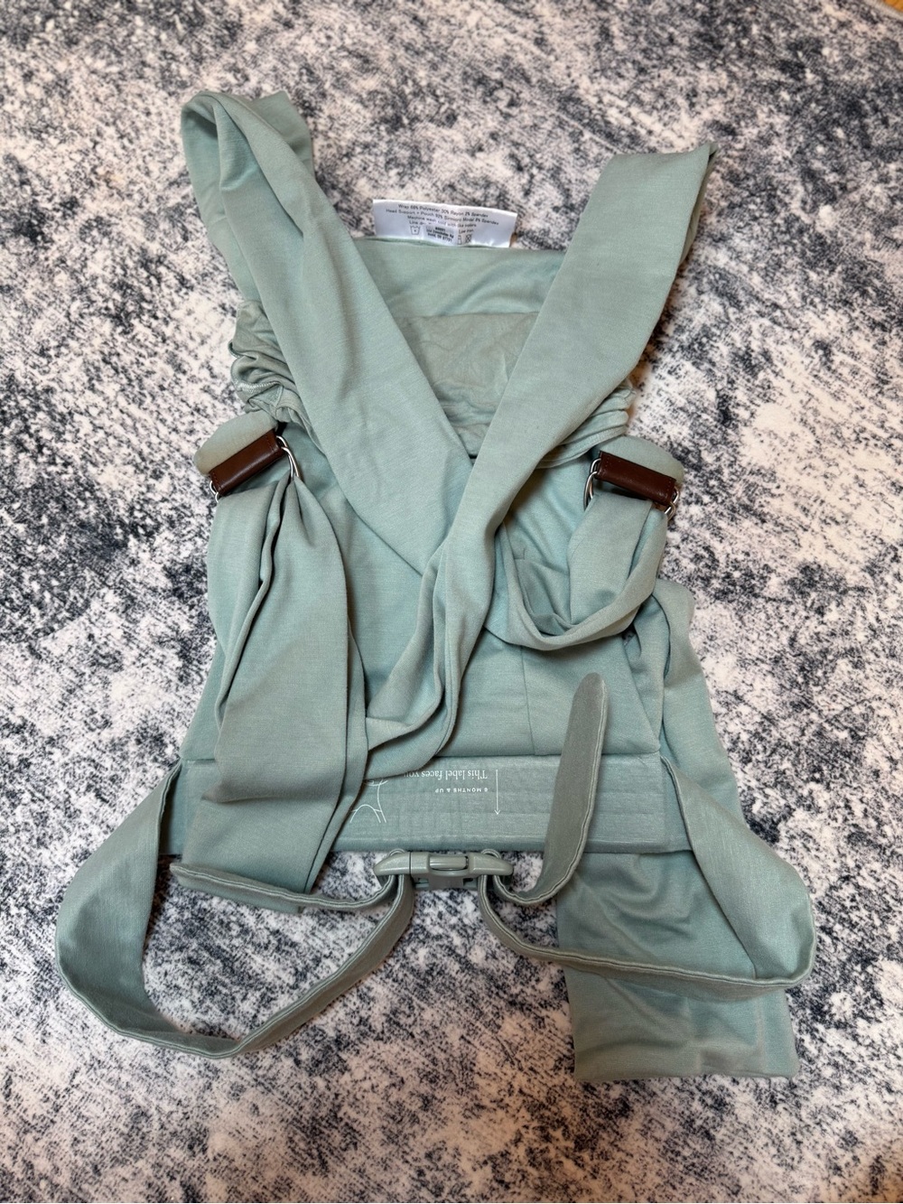 Soft Sage Wrap-Style Carrier - Lalabu